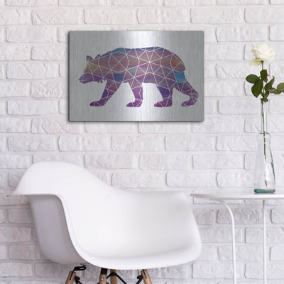 «Bear 4» par Erin Clark, art mural en métal