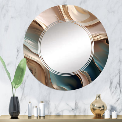 Uleena - Miroir mural moderne rond