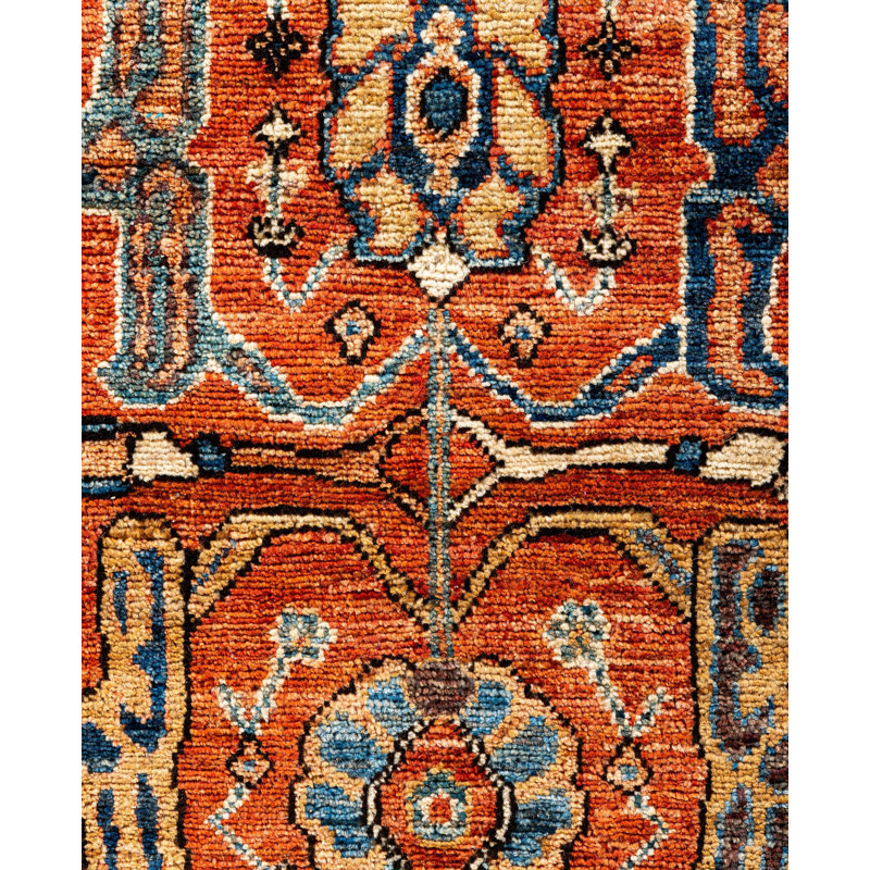 Serapi One-of-a-Kind 2' 7" X 10' 0" Hand Knotted Area Rug