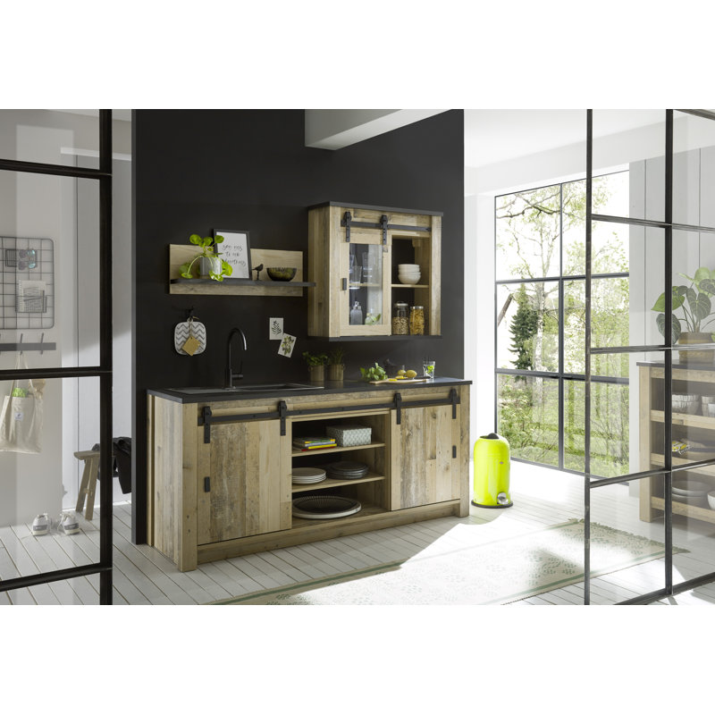Sherwood 201cm Kitchen Pantry, Natural