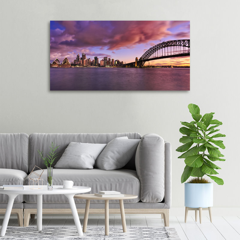 Bridge In Sidney - Wrapped Canvas Print