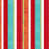 Blue Orange Red White Striped