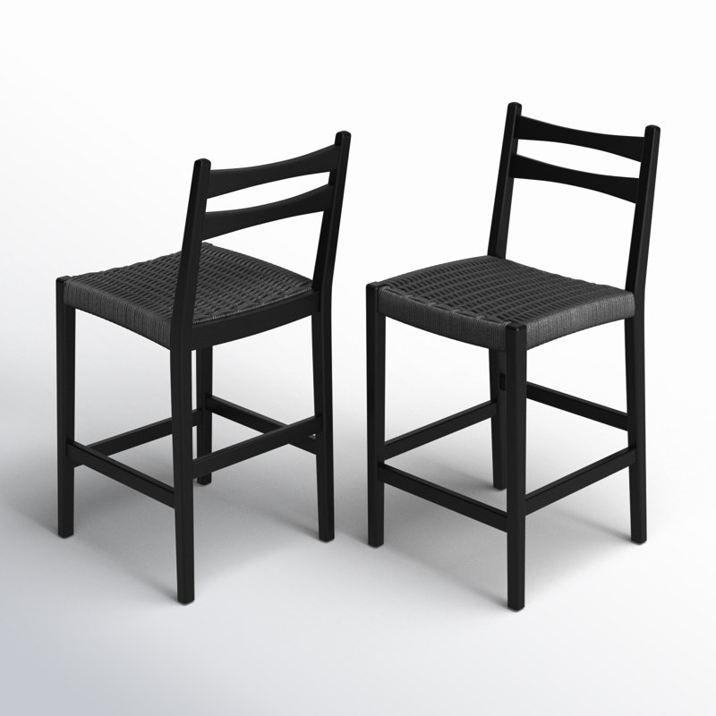 Cord 22" Counter Stools, Black