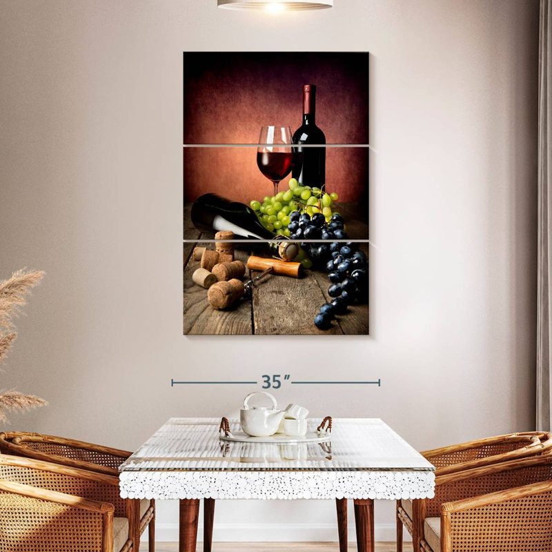 Yarlin Exquisite Red Wine, 50" H x 32" W