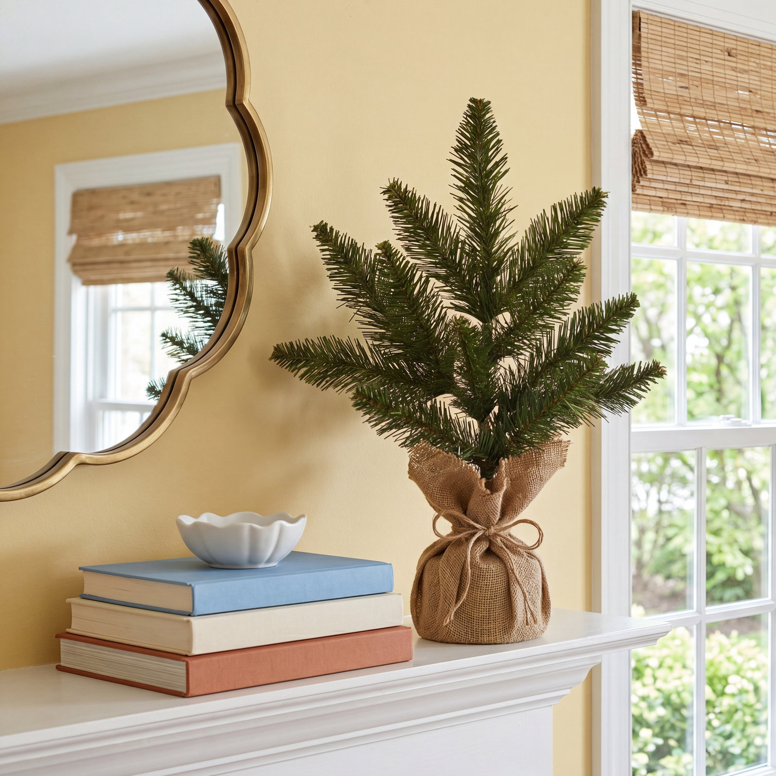 Fir Floral Stems, 18" H x 5" W x 8" D