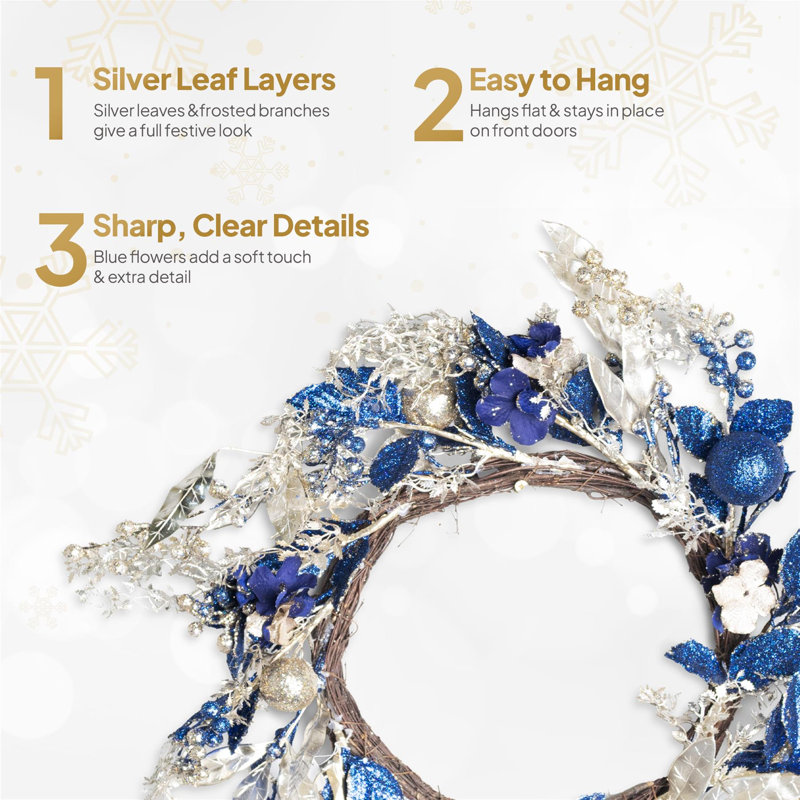Polyethylene 75cm Wreath