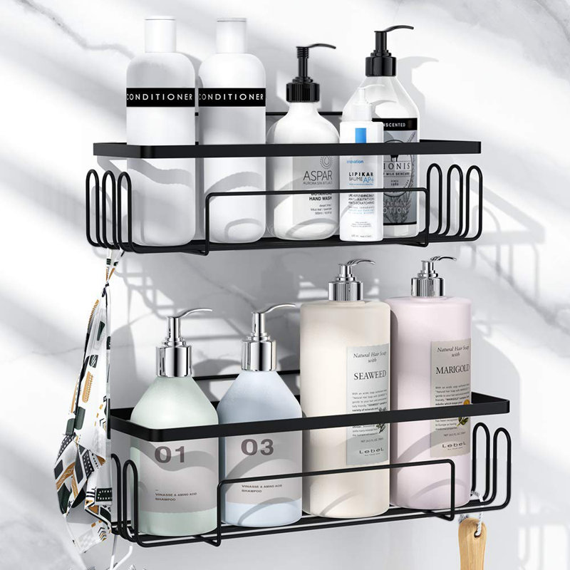 Tello Adhesive Stainless Steel Shower Shelf