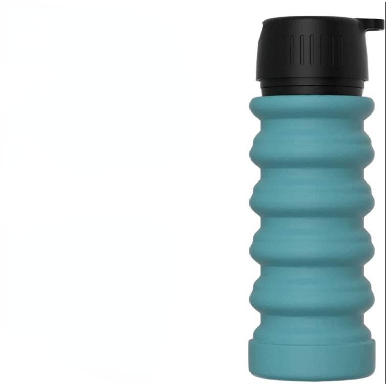 Collapsible Water Bottle Leakproof Valve BPA Free Silicone Foldable Water  Bottle