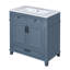 Meuble-lavabo de 30 po avec lavabo en céramique-837908922