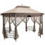 Abri de jardin pour patio en métal x P 10 pi à auvent pliant-57001575