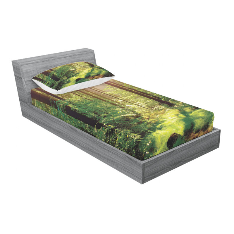 Microfiber Sheet Set, Twin XL Sheet Set with Fitted Sheet