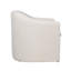 Fauteuil d'appoint rembourré en mélange de polyester Alda Alda-304940332