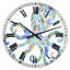 Pieuvre fabriquée en pieuvre - grande horloge murale nautique et côtière-1443374285