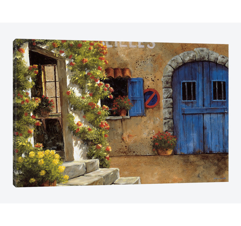 «Stationnement Interdit», reproduction sur toile, H 40 po x l 60 po x P 1,5 po, Toile tendue, Pas de tapis