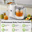 Mélangeur à vapeur 4-en-1 avec autonettoyant Envelor Baby Food Machine Pro, 300 W