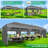 COBIZI 10x30 Party Tent Pop Up Canopy with Wheeled Bag - Tents for Parties with Patented Center-Lock Tech, 420D Waterproof Fabric, Easy Setup Canopy Tent with Removable Sidewalls-112287345