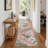 Ascentia Chinoiserie Oriental Landscape Scenery Washable Area Rug with Non-Slip Backing-149992131