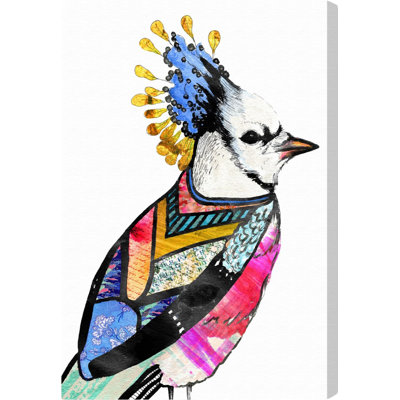 «Cher oiseau» - peinture sur toile tendue