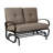 Carlston Patio Glider Bench - Outdoor Rocking Loveseat with Sturdy Frame and Cushion Seats-418391202