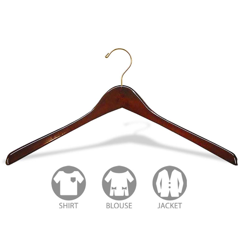 Support supérieur en bois, 100, Noyer / Laiton