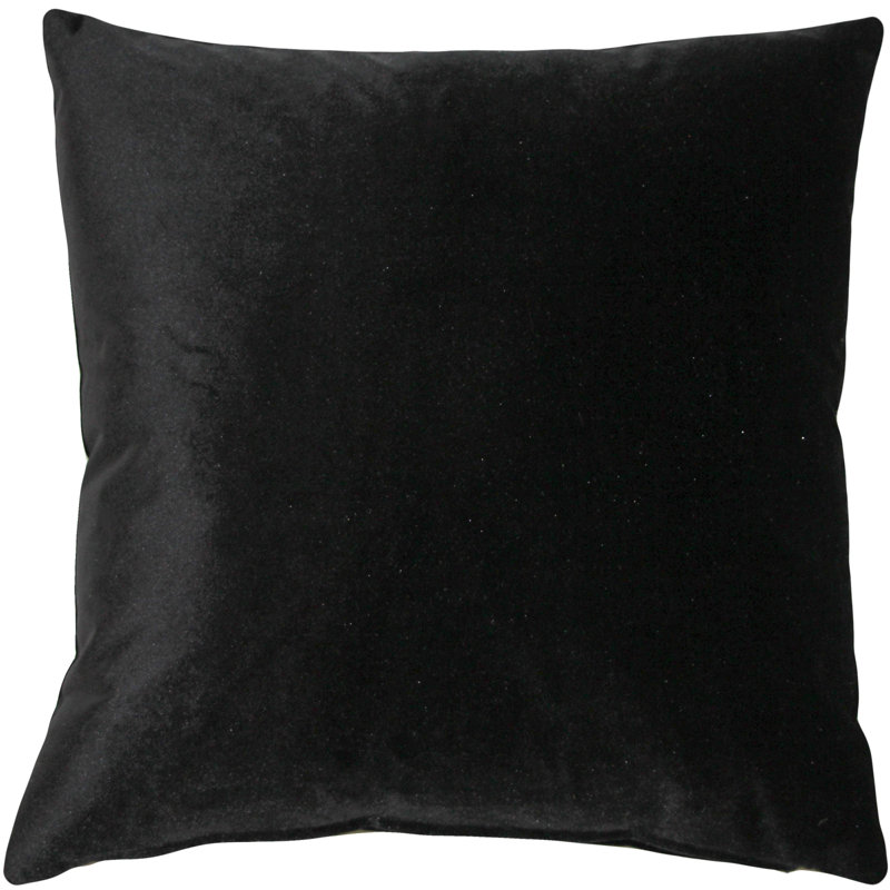 Coussin Castello, 17 po x 17 po, Noir