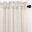 Elsie Linen Look Rod Pocket Drapery Panels Pair-45302734-45302773
