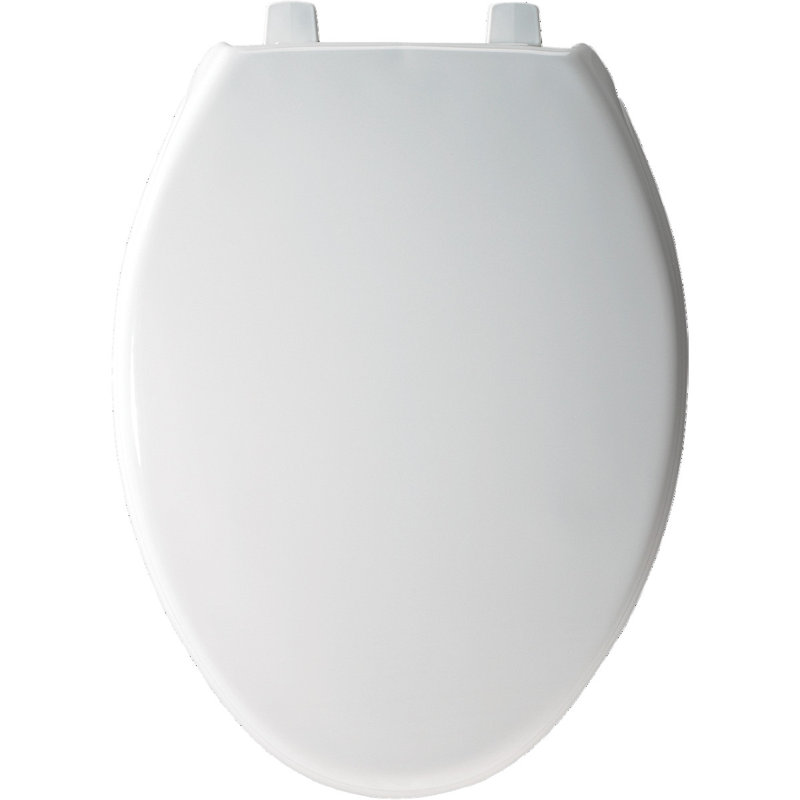 Siège de toilette allongé en plastique