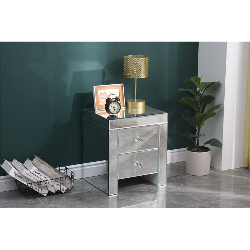Louroukina 40cm W Bedside Table