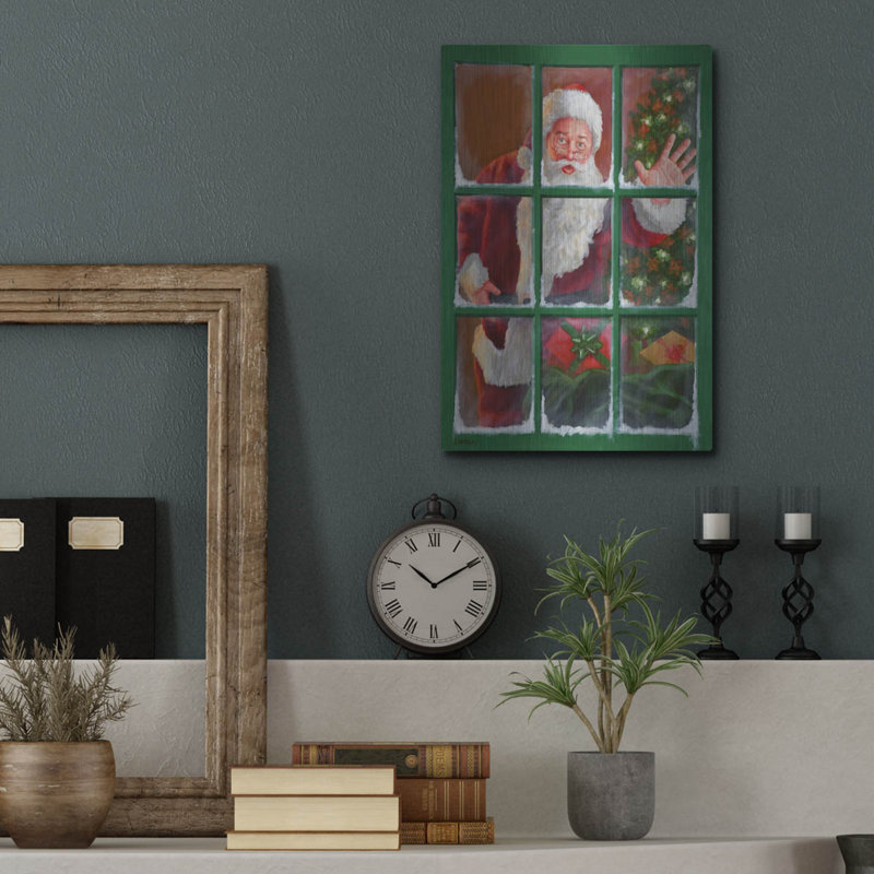 «Santa Window 4» par David Lindsley, H 16 po x l 12 po