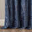 Knitted Jacquard Damask Total Blackout Grommet Top Curtain Panel, Single Piece, Blocks Sunlight And Noise, Energy Efficient-1652506322-1652506320