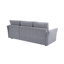 Velin Fabric 3-Seater Corner Sofa Bed with Storage-673139340
