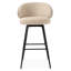 Swivel Upholstered Stool with Metal Frame-402636842-402638806
