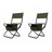 2-Piece Folding Outdoor Chair With Storage Bag, Portable Chair For Indoor, Outdoor Camping, Picnics And Fishing,Green-2097175664