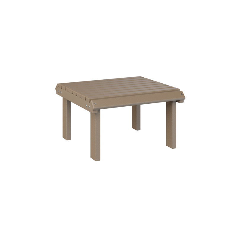 Berlin Gardens Stationary Footstool, Weatherwood