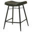 Tabouret de comptoir rembourré Amita-363070621-363070620