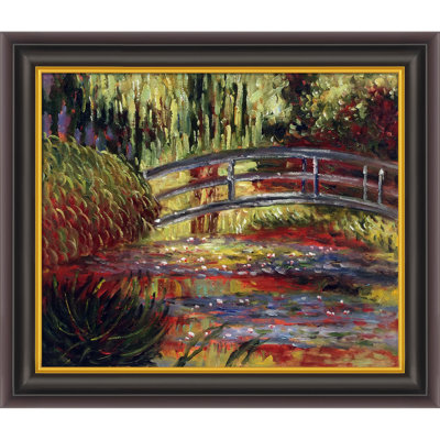 « the japanese bridge reproduction ii » par claude monet-picture cadre, reproduction d’art sur toile
