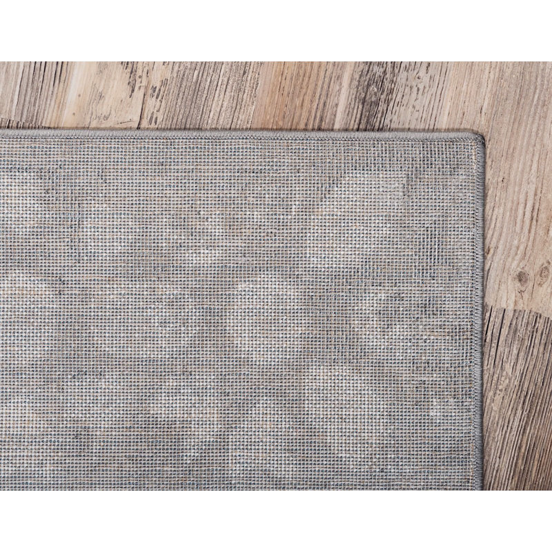 Tapis à motif oriental gris / fumée Ahron, Rectangle 8 pi x 11 pi