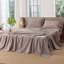 Drap plat 100% coton lavé MooMee-107894589-107894592