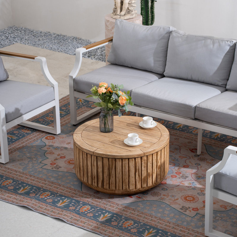 Penrose 5-Person Outdoor Sofa Seating Group, White