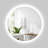Round Frameless Backlit Led Bathroom Vanity Mirror Dimmable Anti-fog Wall Mounted Mirror-1742799662