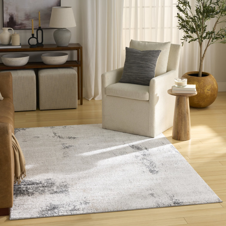 Lafever  Grey Charcoal Modern Indoor Rug