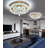 Glam Led Dimmable Crystal Chandelier-526551223