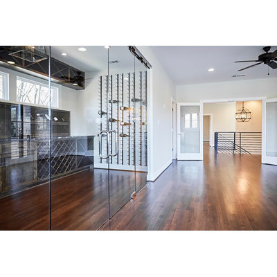 Indurial Wall-Mounted Metal Wine Rack Kit – 96" Tall