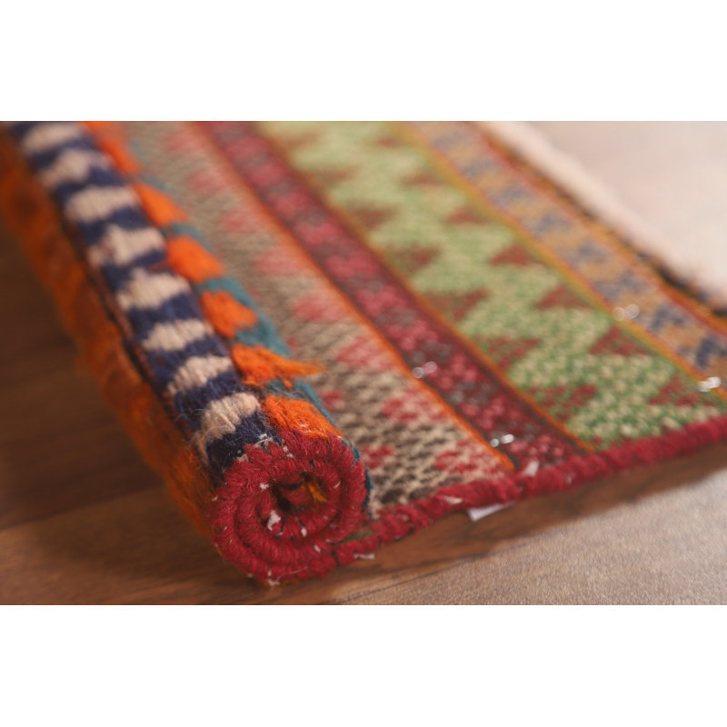 Tapis traditionnel à chevrons Kilim 2x2