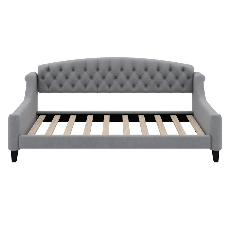 Breannon Upholstered Daybed, Twin, Gray