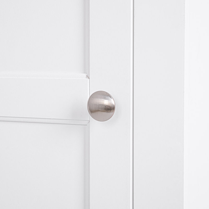 Frann Linen Cabinet, White