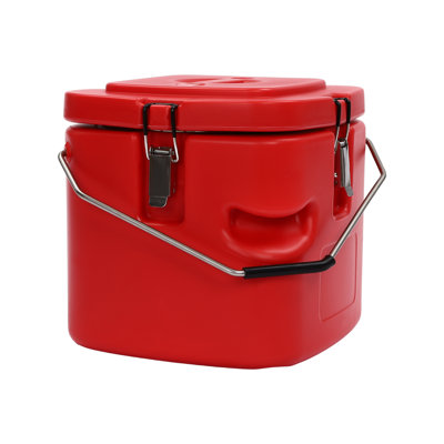 Boîte de transport en acier inoxydable 2,5 gallons OUKANING