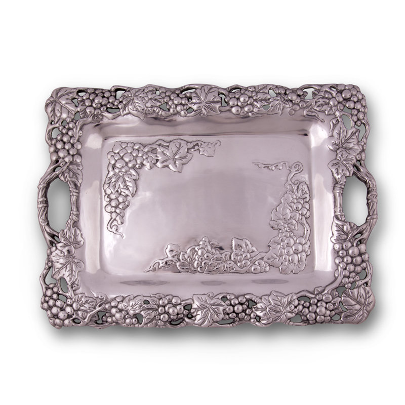Grape Metal Decorative Tray