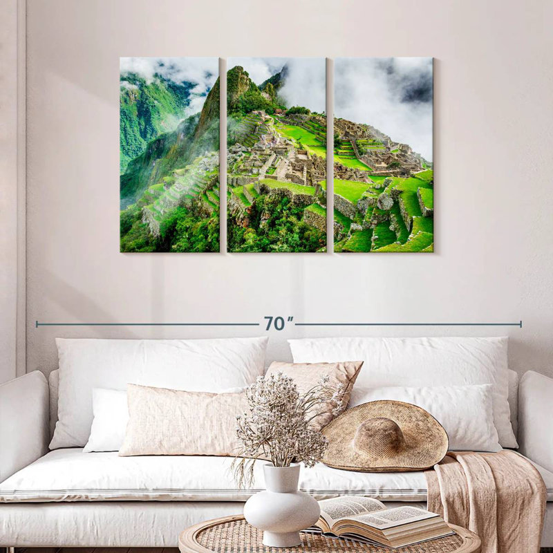 Lilie Inca Ruins Machu Picchu, 28" H x 45" W