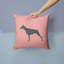 Coussin décoratif intérieur/extérieur carré doberman-22325982-22325986